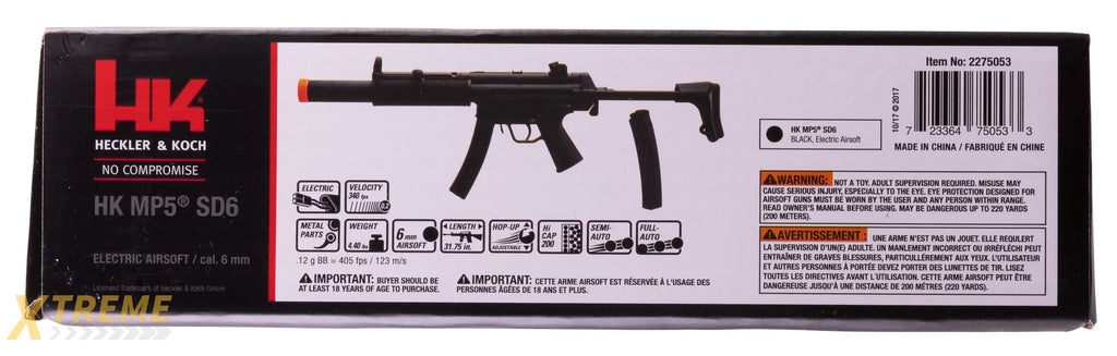 HK MP5 SD6 - 6MM - BLACK
