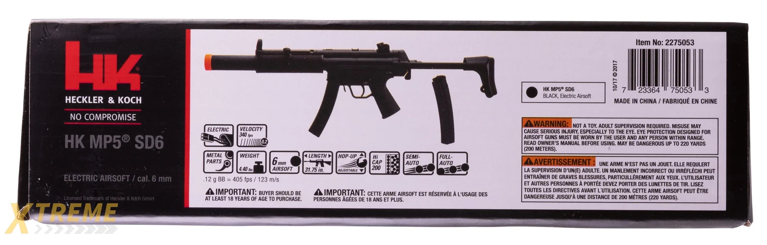 HK MP5 SD6 - 6MM - BLACK
