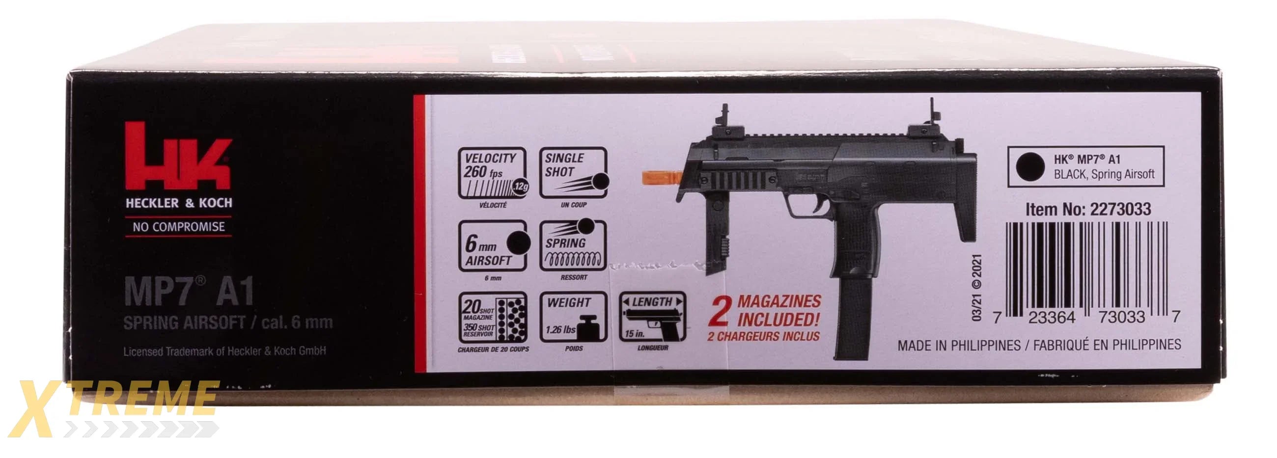 HK MP7 A1-6MM-BLACK-ADVANCED SPRING