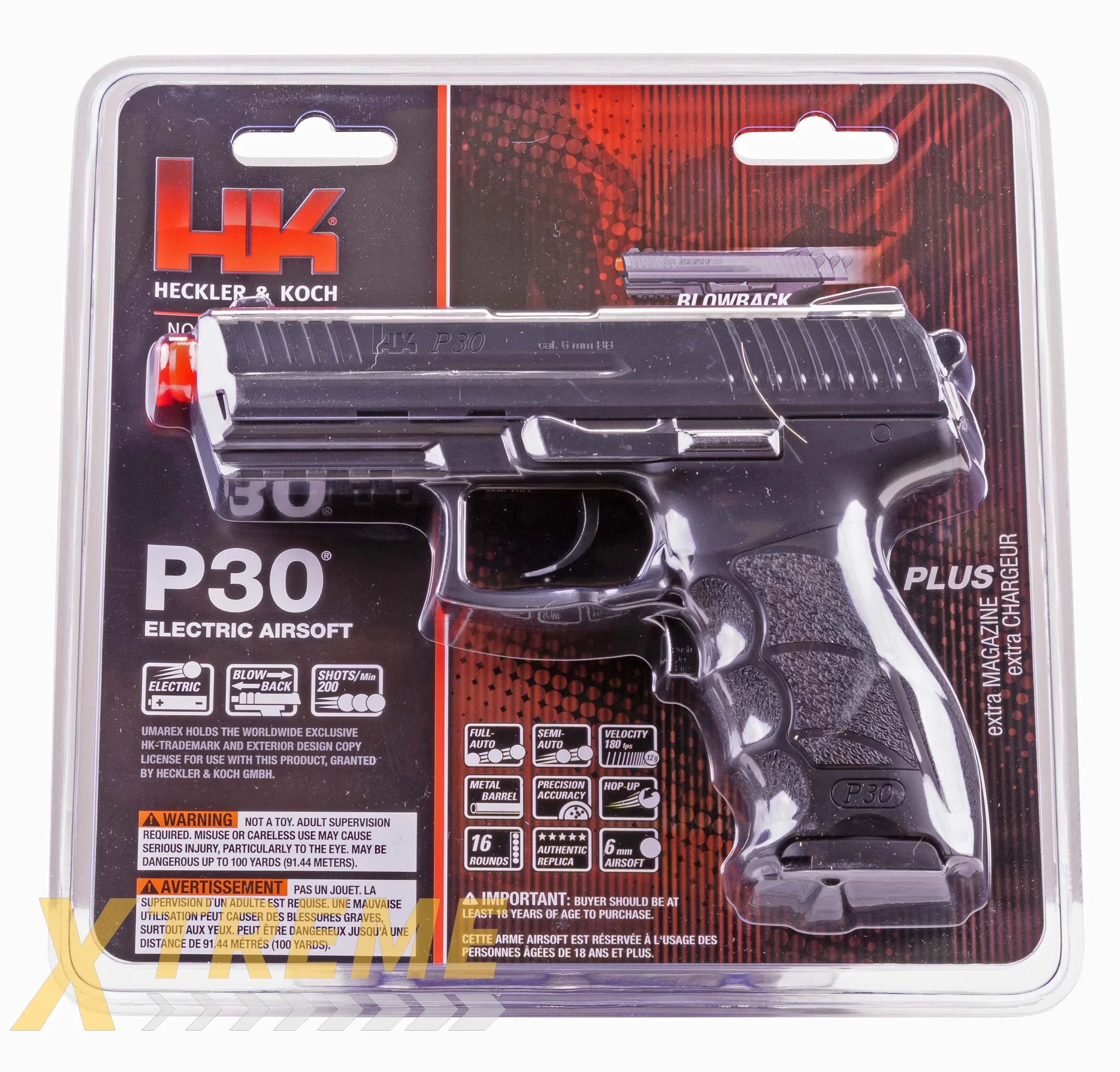 HK P30 ELECTRIC - BLACK