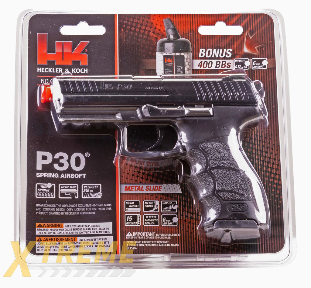 HK P30 with METAL SLIDE BLACK