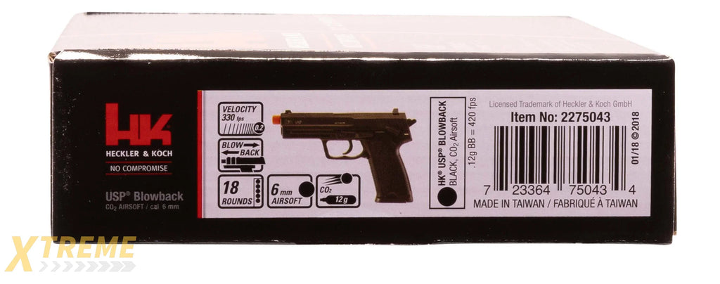 HK USP CO2 - 6MM -BLACK