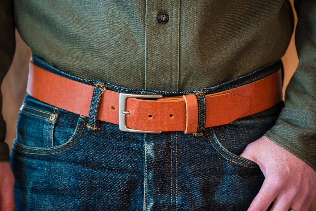 Horween Leather Belt – Handmade in USA – Tan