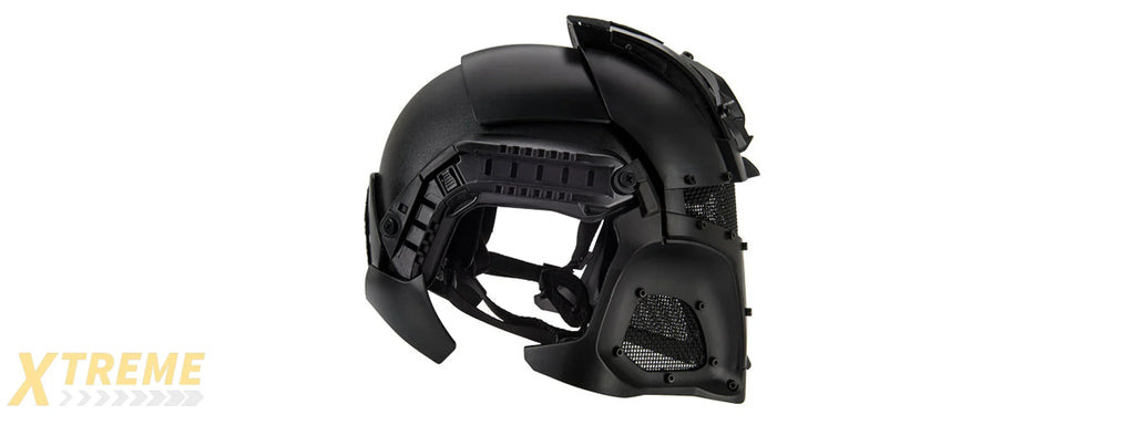 Interstellar Battle Trooper Full Face Airsoft Helmet - Tactical Combat Replica Gear