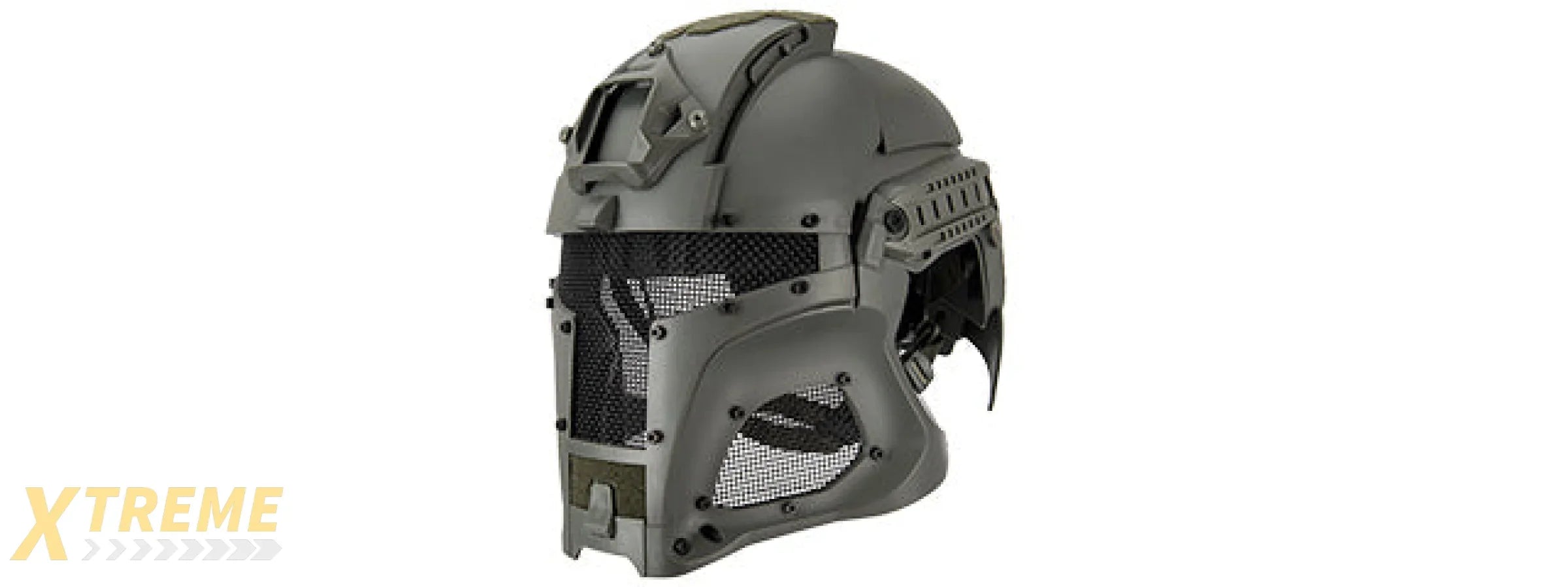 Interstellar Battle Trooper Full Face Airsoft Helmet - Tactical Combat Replica Gear