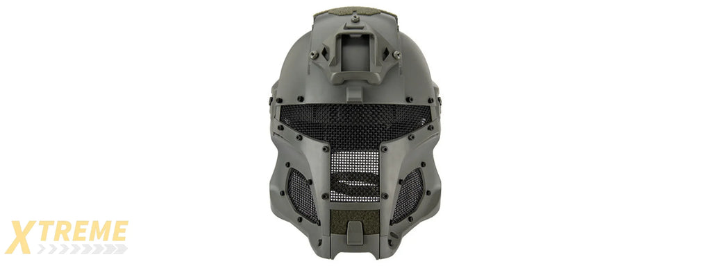 Interstellar Battle Trooper Full Face Airsoft Helmet - Tactical Combat Replica Gear