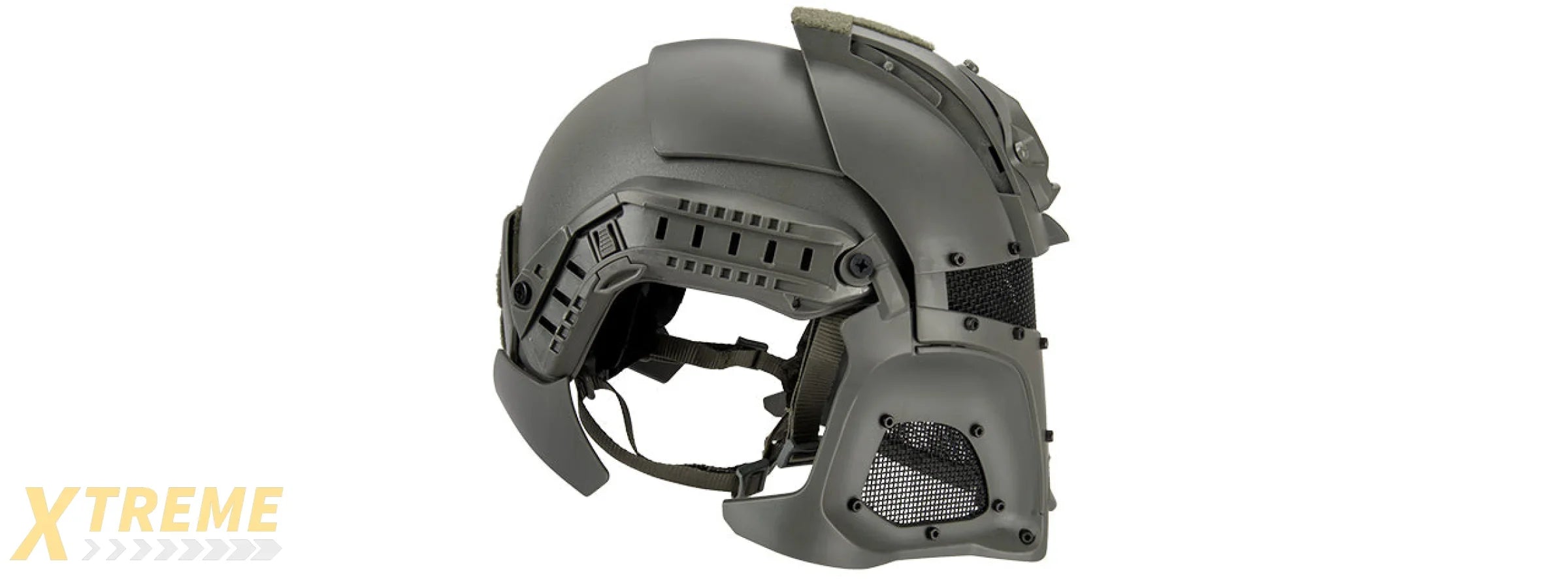 Interstellar Battle Trooper Full Face Airsoft Helmet - Tactical Combat Replica Gear