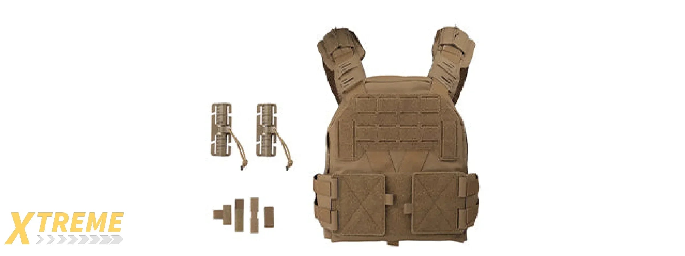 KZ Tactical Plate Carrier - Modular MOLLE Chest Rig Designed for Plate Inserts