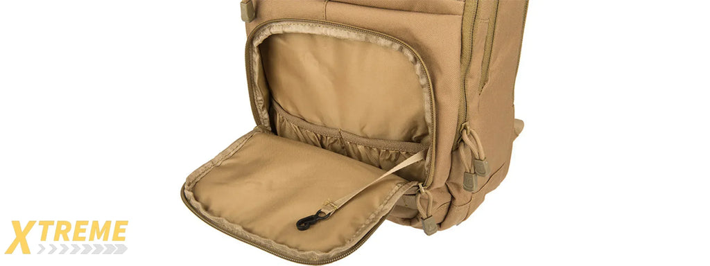 Lancer Tactical 1000D EDC Commuter MOLLE Backpack w/ Concealed Holder System