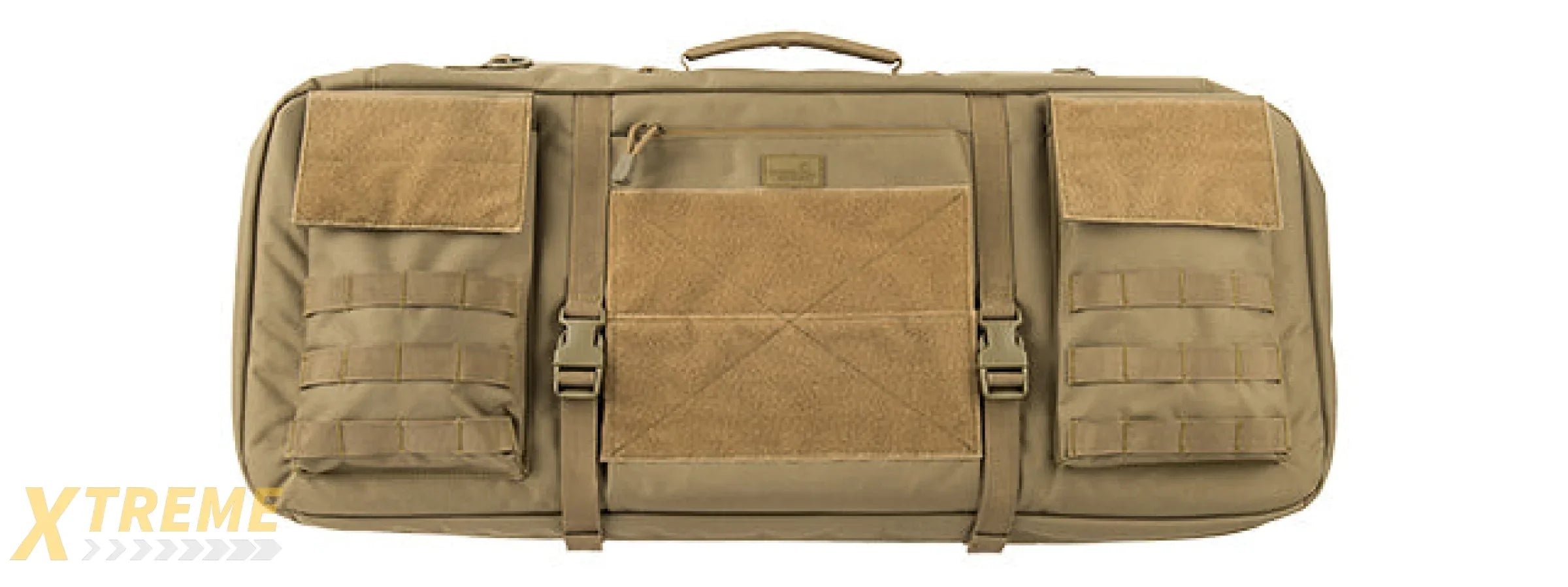 LANCER TACTICAL 1000D NYLON HEAVY-DUTY PADDED 3-WAY CARRY 29" DOUBLE RIFLE GUN BAG
