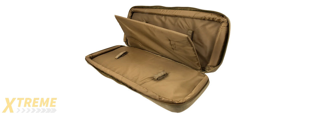 LANCER TACTICAL 1000D NYLON HEAVY-DUTY PADDED 3-WAY CARRY 29" DOUBLE RIFLE GUN BAG
