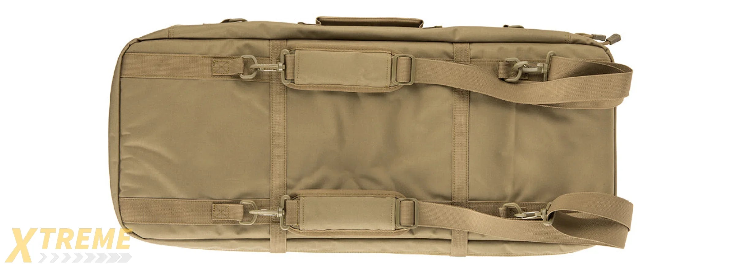 LANCER TACTICAL 1000D NYLON HEAVY-DUTY PADDED 3-WAY CARRY 29" DOUBLE RIFLE GUN BAG