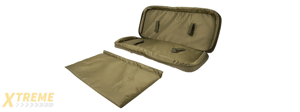 LANCER TACTICAL 1000D NYLON HEAVY-DUTY PADDED 3-WAY CARRY 29" DOUBLE RIFLE GUN BAG