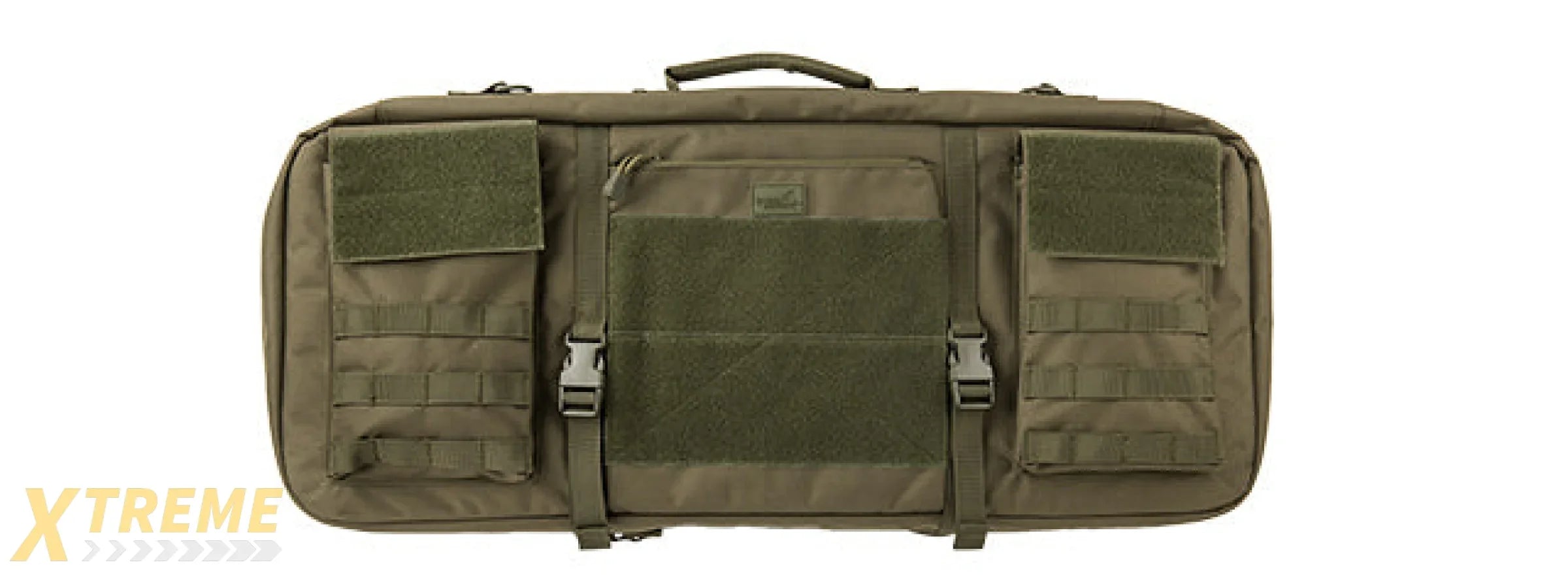 LANCER TACTICAL 1000D NYLON HEAVY-DUTY PADDED 3-WAY CARRY 29" DOUBLE RIFLE GUN BAG