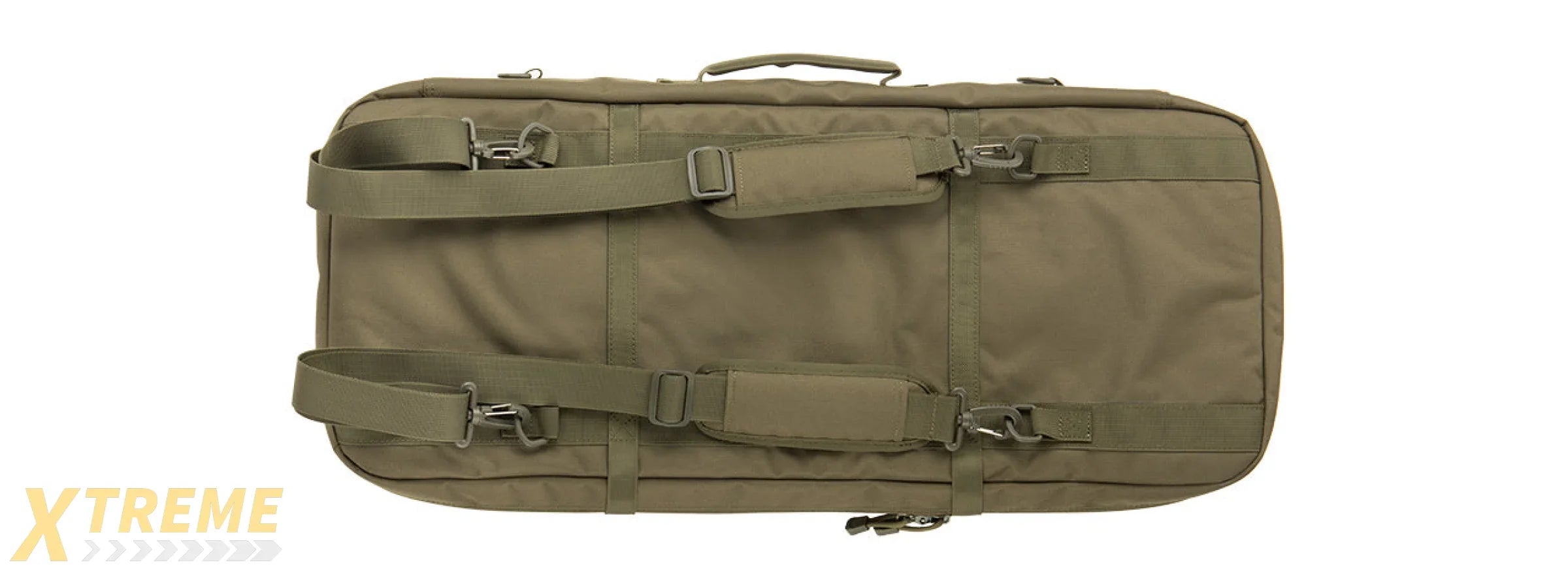 LANCER TACTICAL 1000D NYLON HEAVY-DUTY PADDED 3-WAY CARRY 29" DOUBLE RIFLE GUN BAG