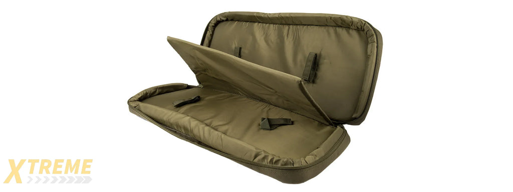 LANCER TACTICAL 1000D NYLON HEAVY-DUTY PADDED 3-WAY CARRY 29" DOUBLE RIFLE GUN BAG