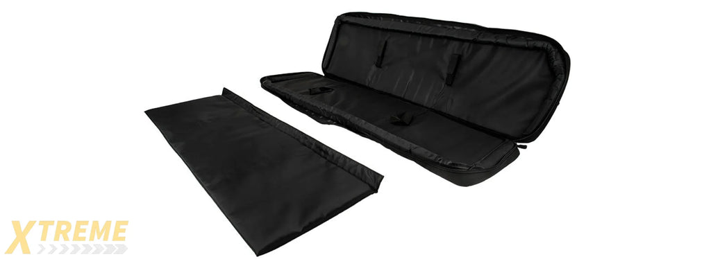 LANCER TACTICAL 1000D NYLON 3-WAY CARRY 43" DOUBLE RIFLE GUN BAG (BLACK)