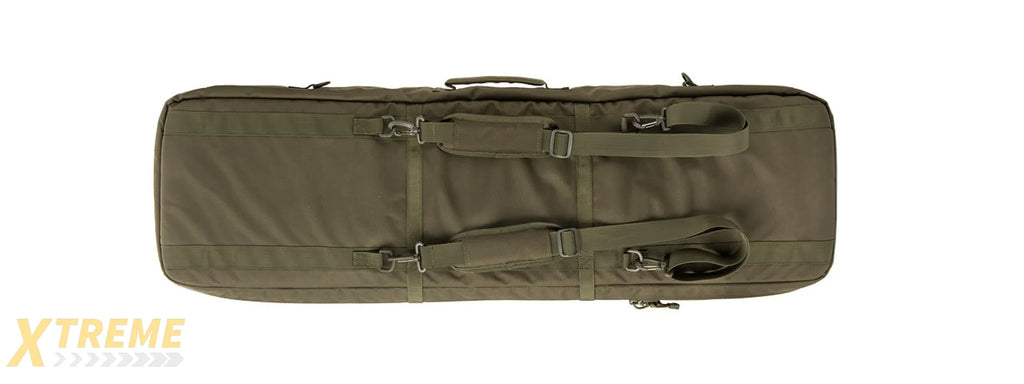 LANCER TACTICAL 1000D NYLON 3-WAY CARRY 43" DOUBLE RIFLE GUN BAG (OD GREEN)
