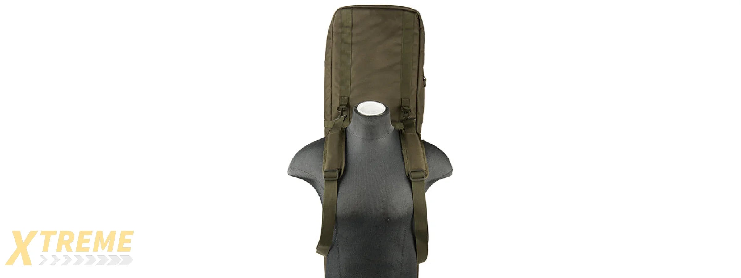 LANCER TACTICAL 1000D NYLON 3-WAY CARRY 43" DOUBLE RIFLE GUN BAG (OD GREEN)