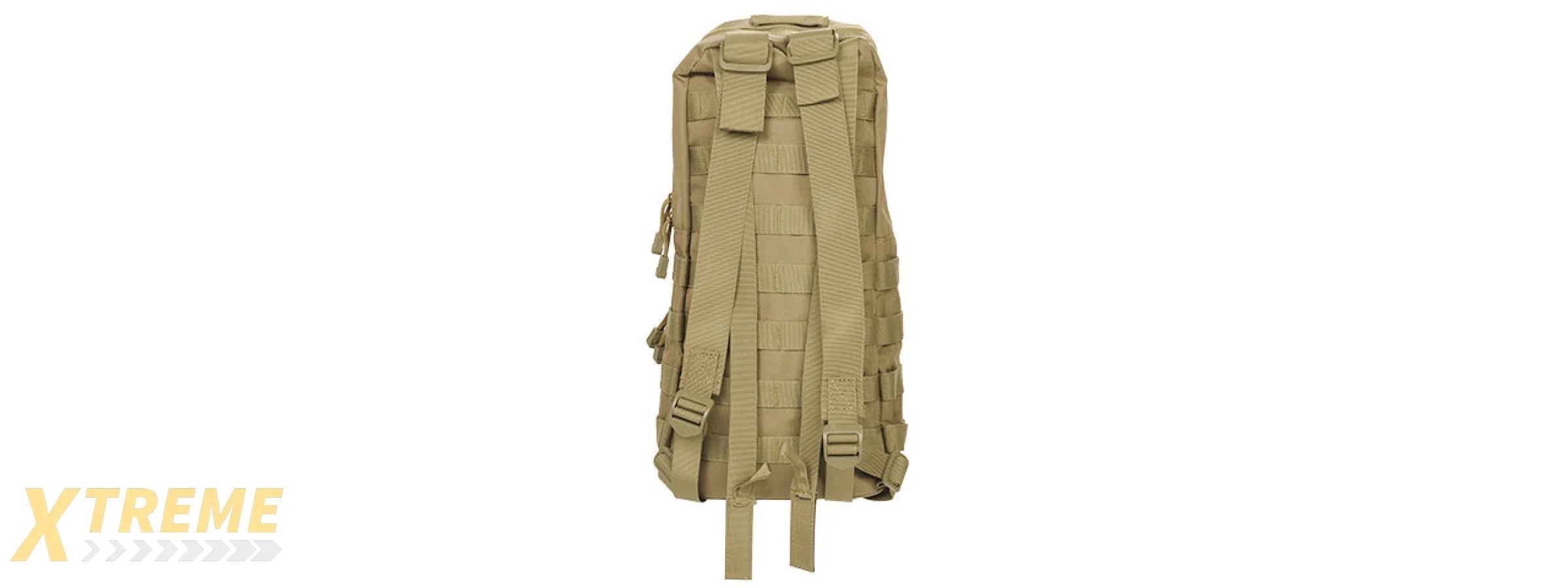 Lancer Tactical 1000D Nylon Airsoft Molle Hydration Backpack (Color: Khaki)
