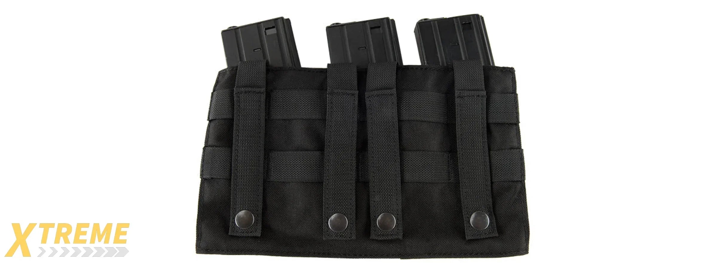 LANCER TACTICAL 1000D NYLON MOLLE TRIPLE AR MAG POUCH FOR RIFLE MAGAZINES MOLLE COMPATIBLE