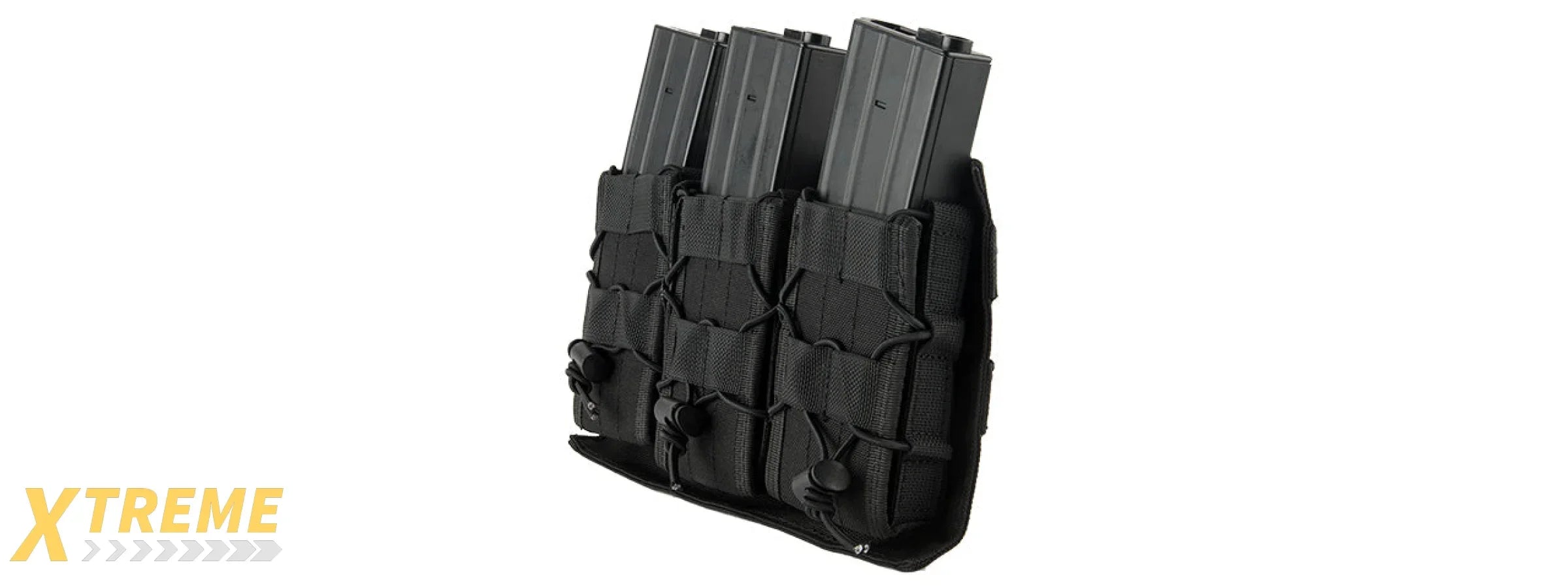 LANCER TACTICAL 1000D NYLON MOLLE TRIPLE AR MAG POUCH FOR RIFLE MAGAZINES MOLLE COMPATIBLE