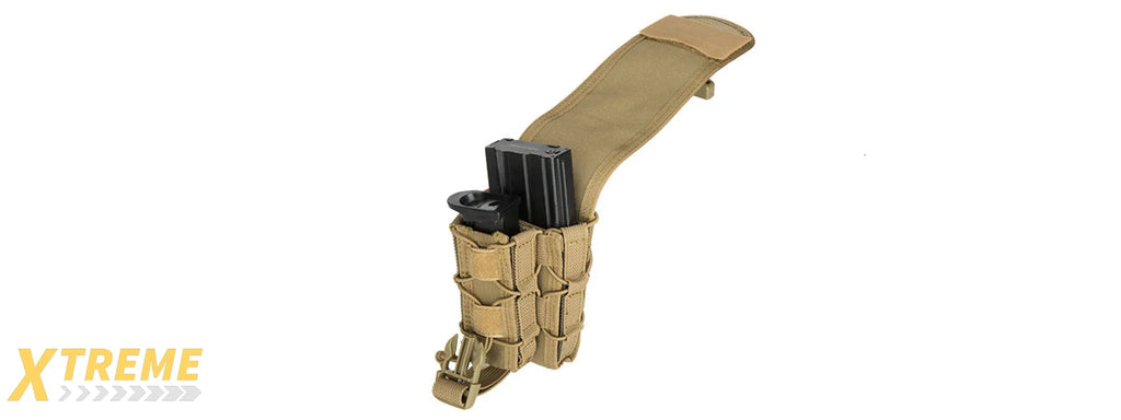 LANCER TACTICAL 1000D NYLON QD BUCKLE PISTOL/RIFLE MAG POUCH MOLLE COMPATIBLE