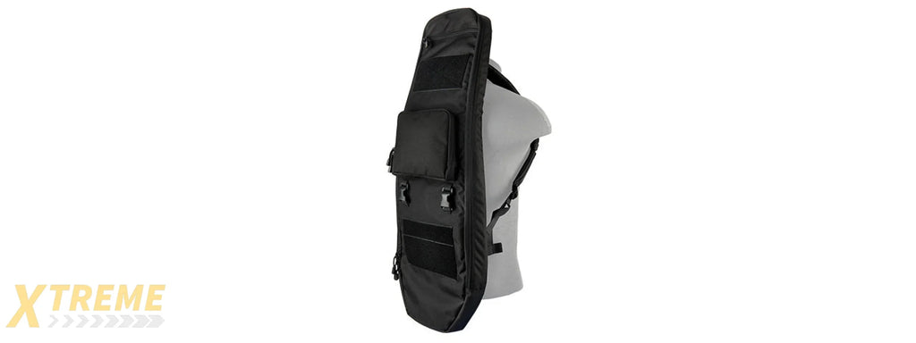 Lancer Tactical 35" Backpack V. 1 Padded Rifle Bag (Black)