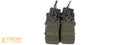 Lancer Tactical 600D Nylon Bungee Open Top M4 Magazine Pouch for M4/AR Platforms