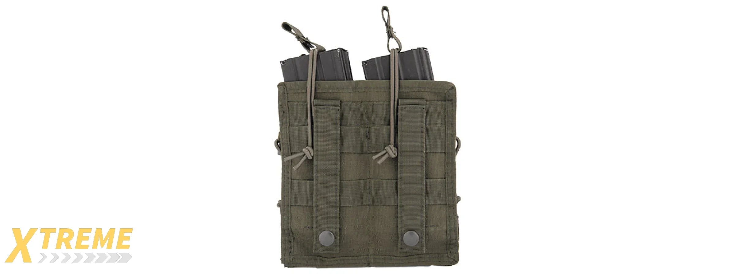Lancer Tactical 600D Nylon Bungee Open Top M4 Magazine Pouch for M4/AR Platforms