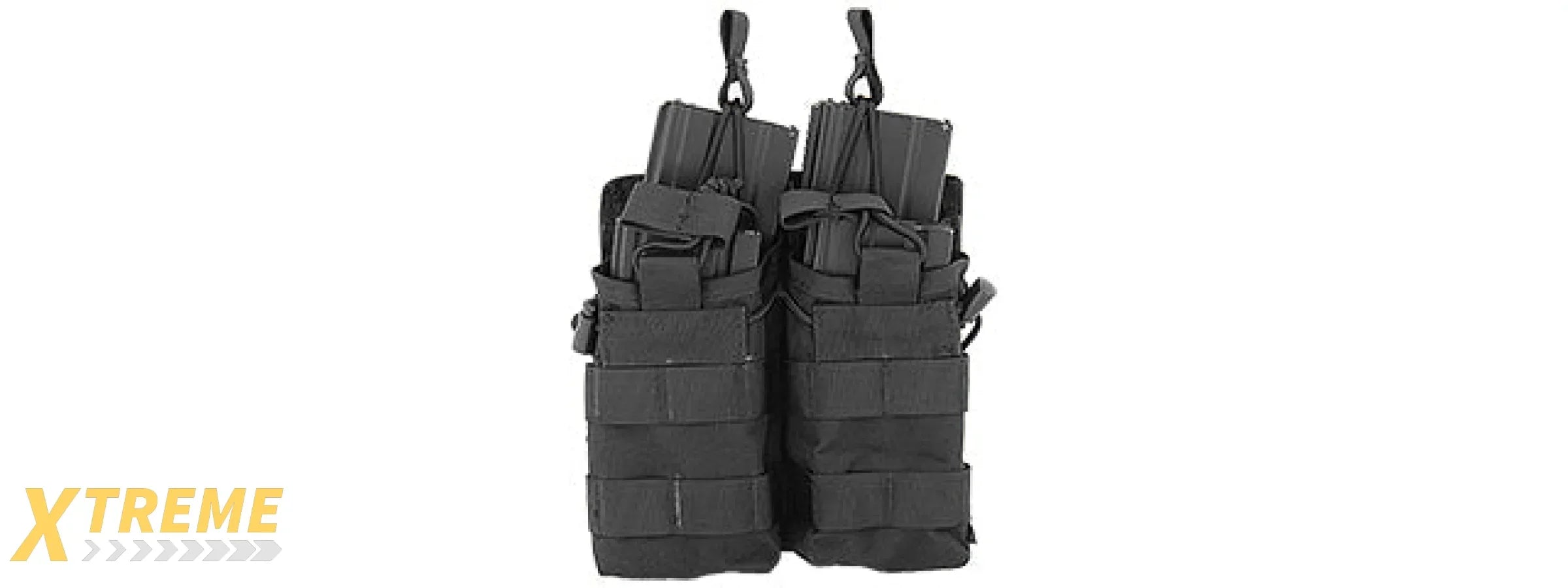 Lancer Tactical 600D Nylon Bungee Open Top M4 Magazine Pouch for M4/AR Platforms