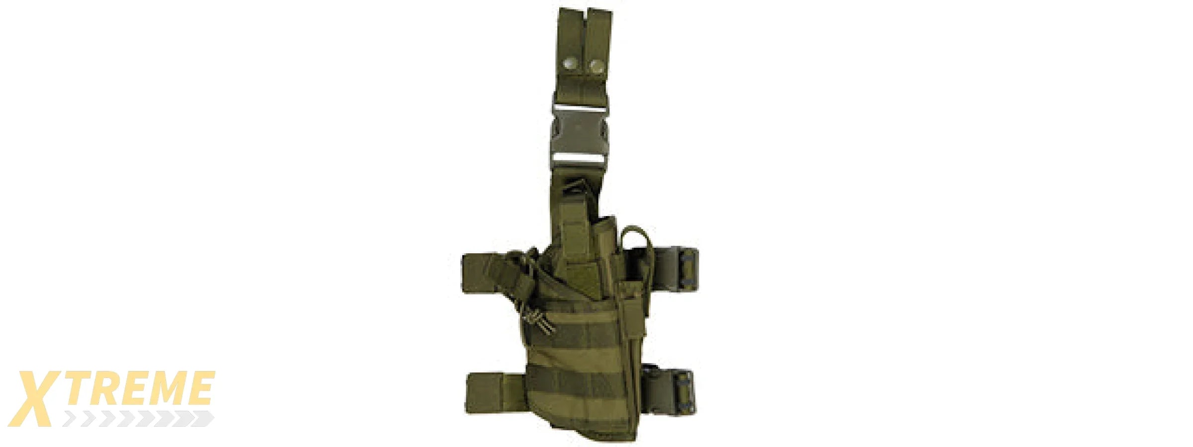 Lancer Tactical 600D Nylon Tornado Drop Leg Holster (Color: OD Green)