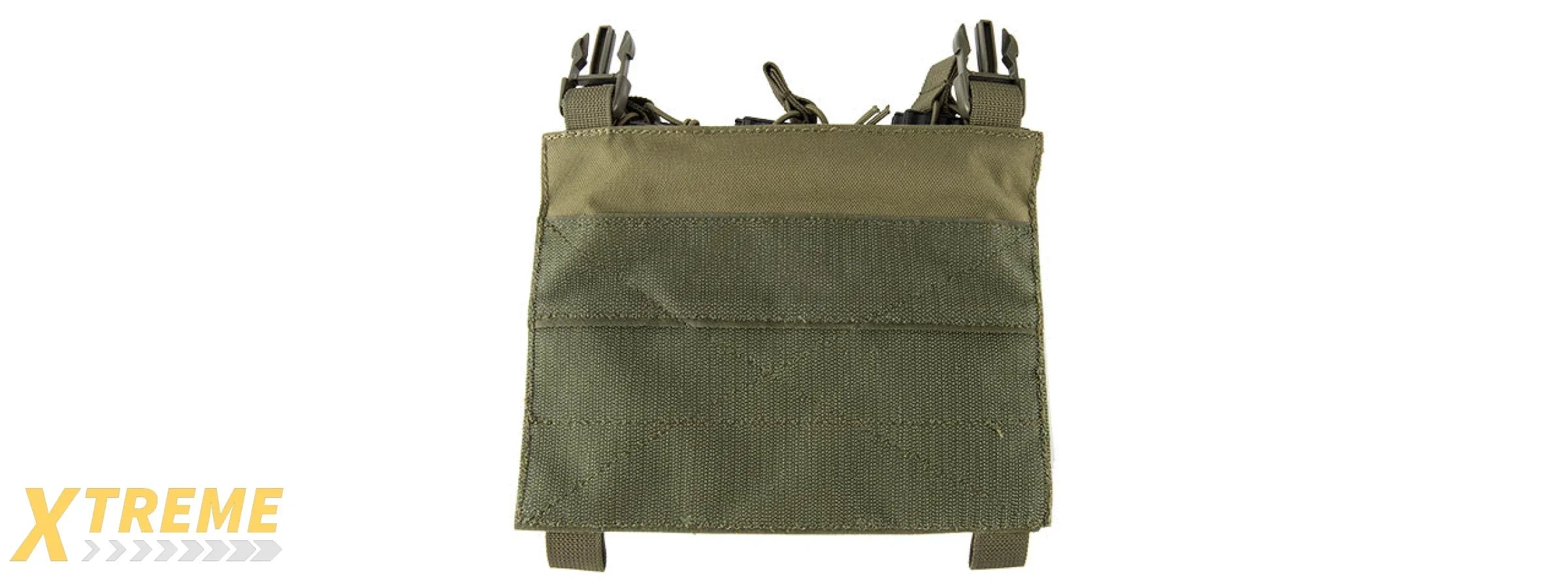 LANCER TACTICAL ADAPTIVE HOOK AND LOOP TRIPLE DUAL MAG POUCH FOR RIFLE USE