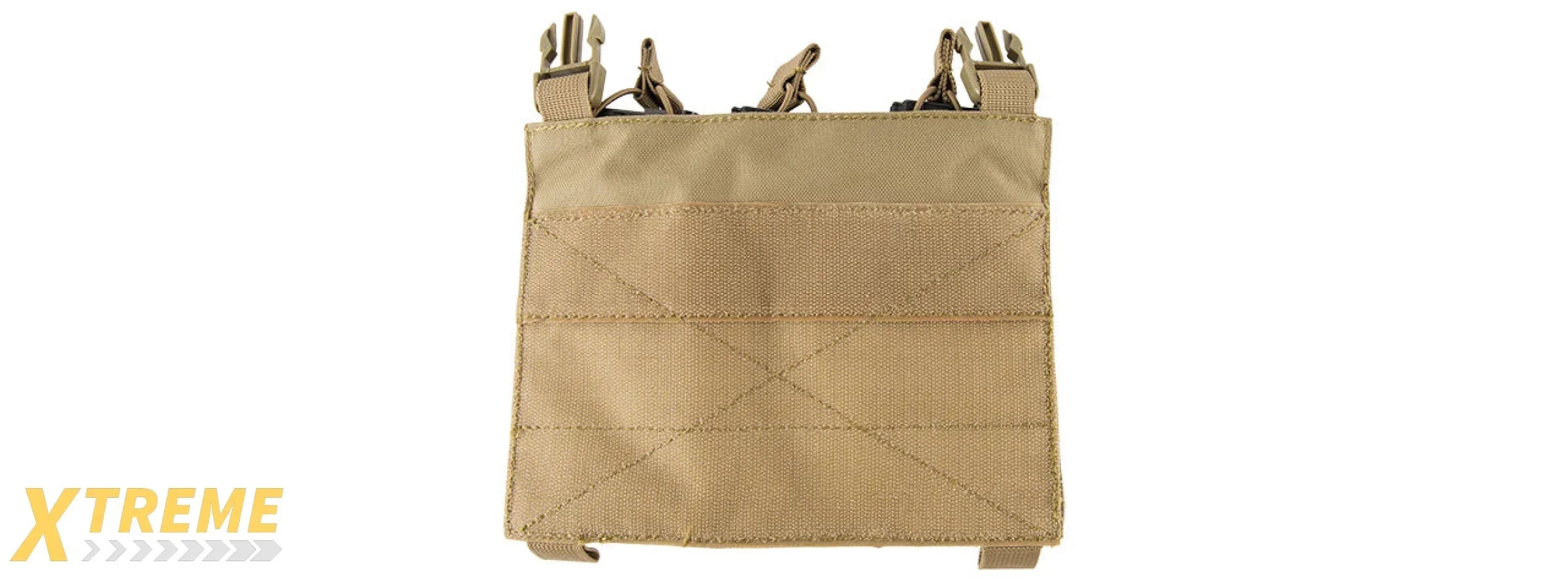LANCER TACTICAL ADAPTIVE HOOK AND LOOP TRIPLE DUAL MAG POUCH FOR RIFLE USE