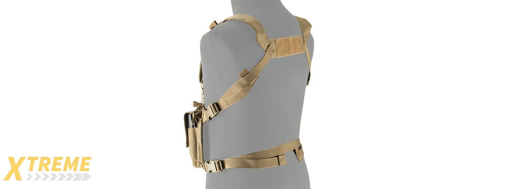 LANCER TACTICAL ADAPTIVE MULTI-PURPOSE SLIM CHEST RIG MODULAR TACTICAL GEAR PLATFORM