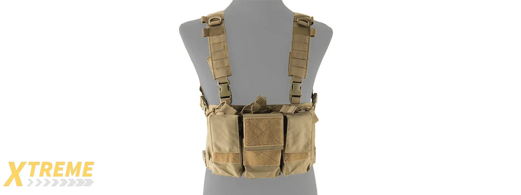 LANCER TACTICAL ADAPTIVE MULTI-PURPOSE SLIM CHEST RIG MODULAR TACTICAL GEAR PLATFORM