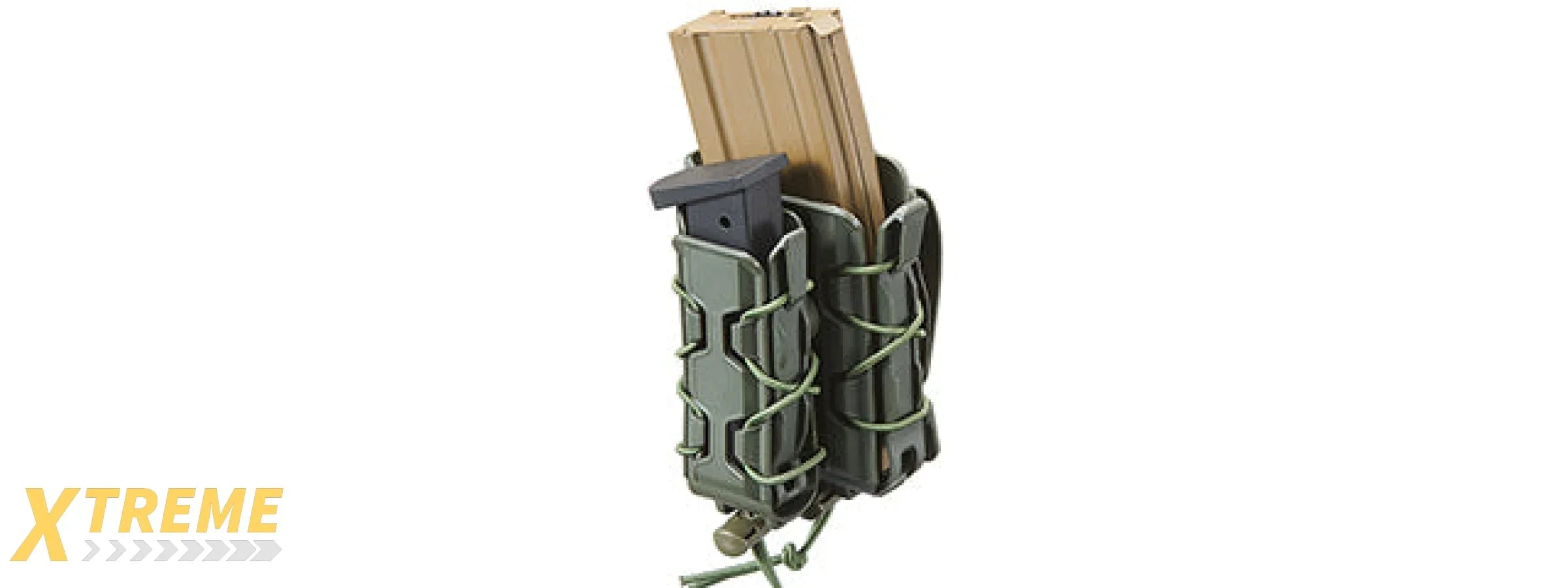 Lancer Tactical All Terrain Combo Magazine Holder - Durable MOLLE-Compatible Carry Gear