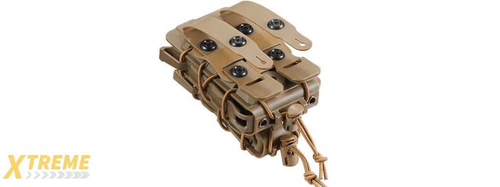 Lancer Tactical All Terrain Combo Magazine Holder - Durable MOLLE-Compatible Carry Gear