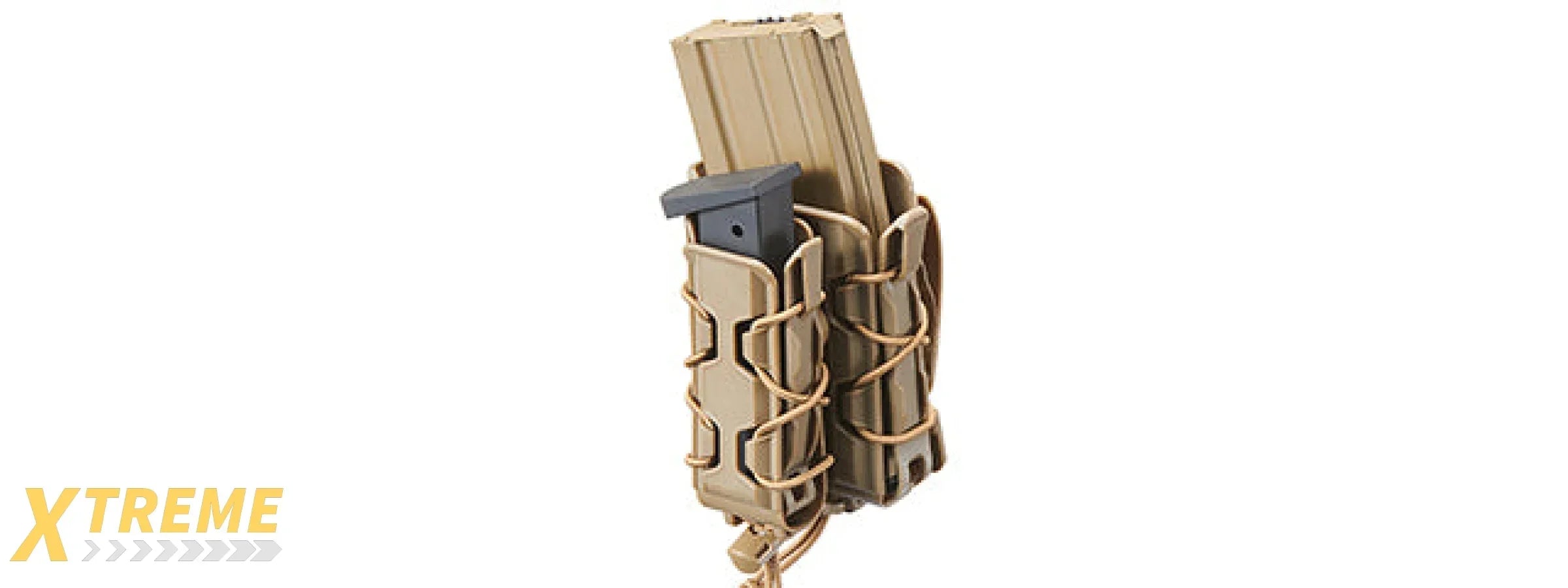Lancer Tactical All Terrain Combo Magazine Holder - Durable MOLLE-Compatible Carry Gear