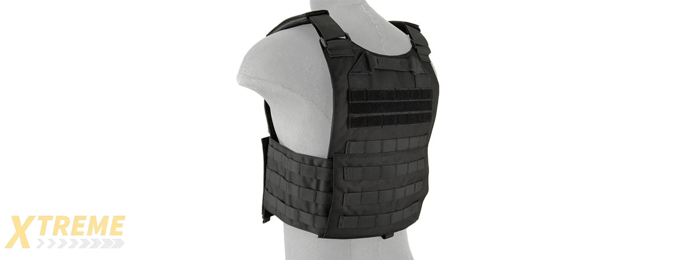 LANCER TACTICAL BUCKLE UP VERSION AIRSOFT TACTICAL VEST (BLACK)