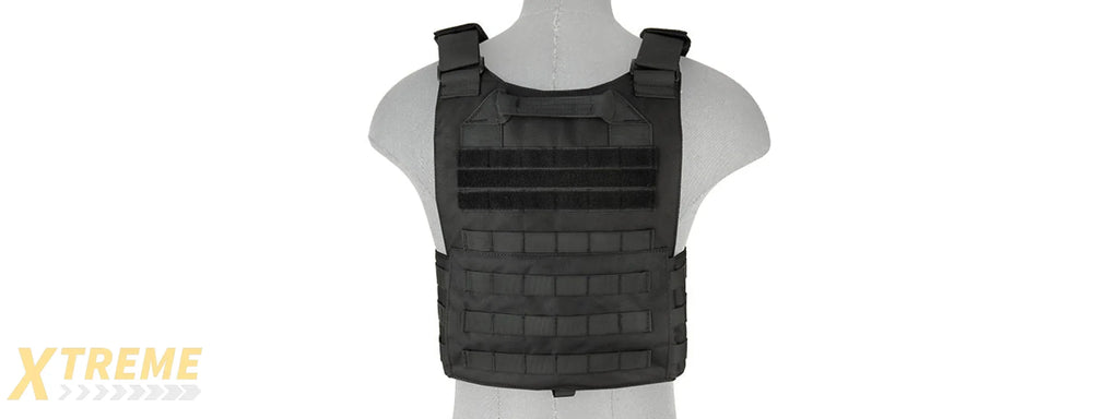 LANCER TACTICAL BUCKLE UP VERSION AIRSOFT TACTICAL VEST (BLACK)