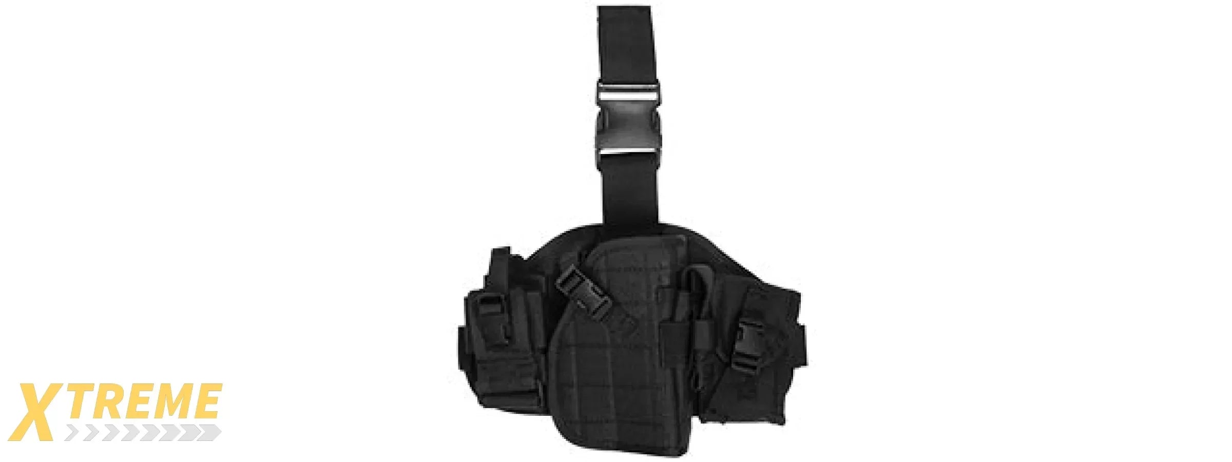 Lancer Tactical CA-324 1000D Nylon MOLLE Platform Drop Leg Holster with Adjustable Strap