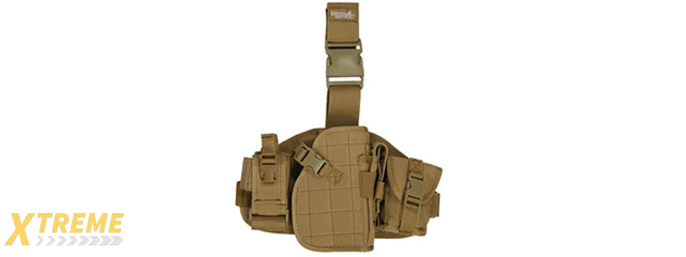 Lancer Tactical CA-324 1000D Nylon MOLLE Platform Drop Leg Holster with Adjustable Strap