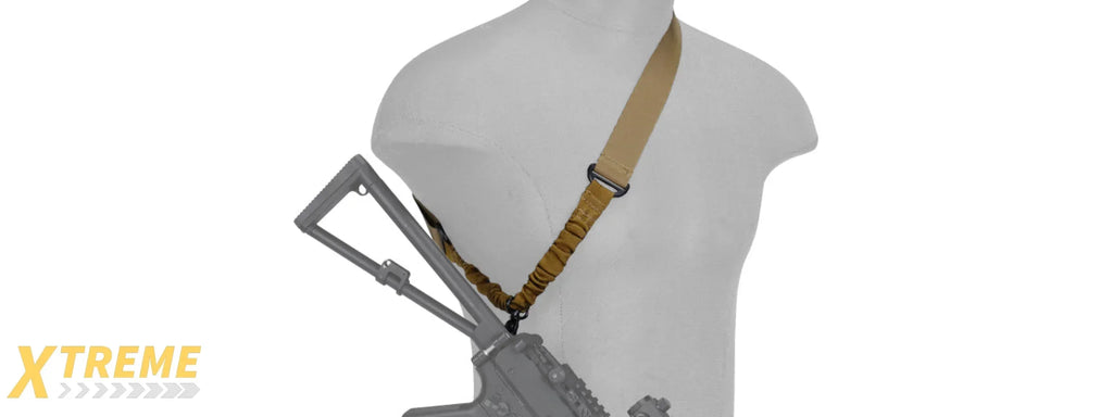 Lancer Tactical CA-328 Single Point Sling - Adjustable for Airsoft & Range