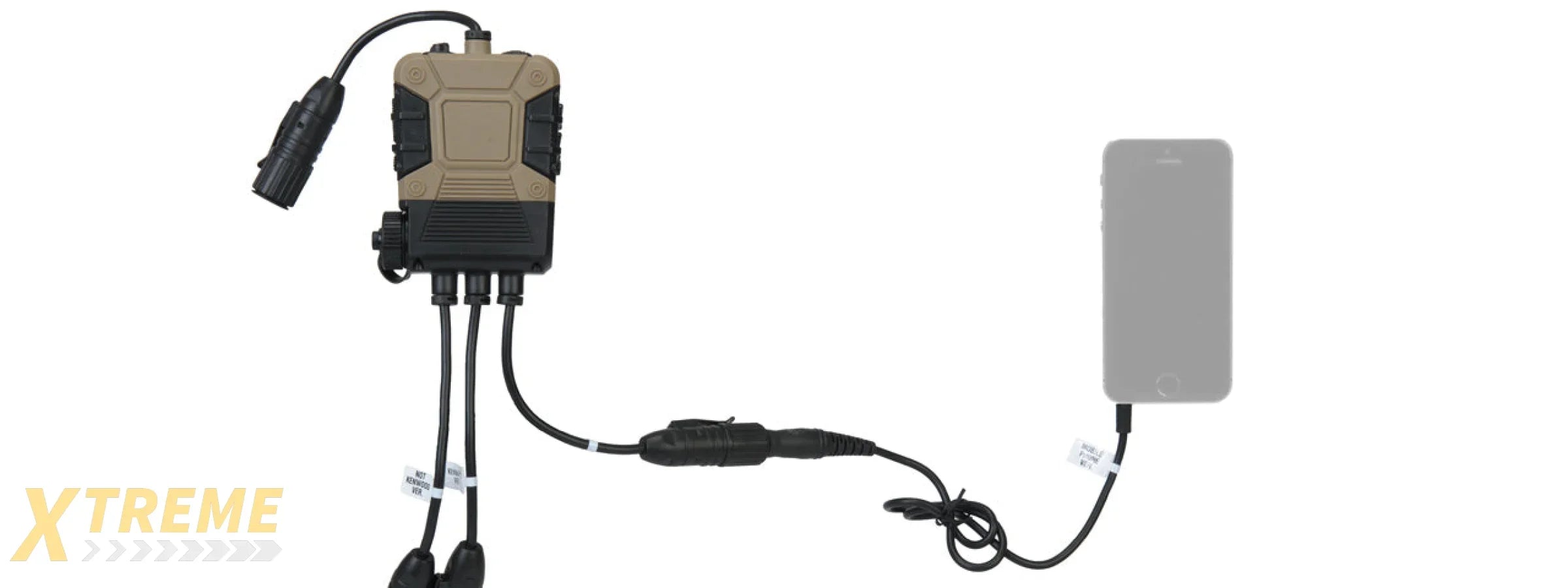 Lancer Tactical CA-787D Z4OPS Pro Push-to-Talk Lite Edition (ICOM Version)