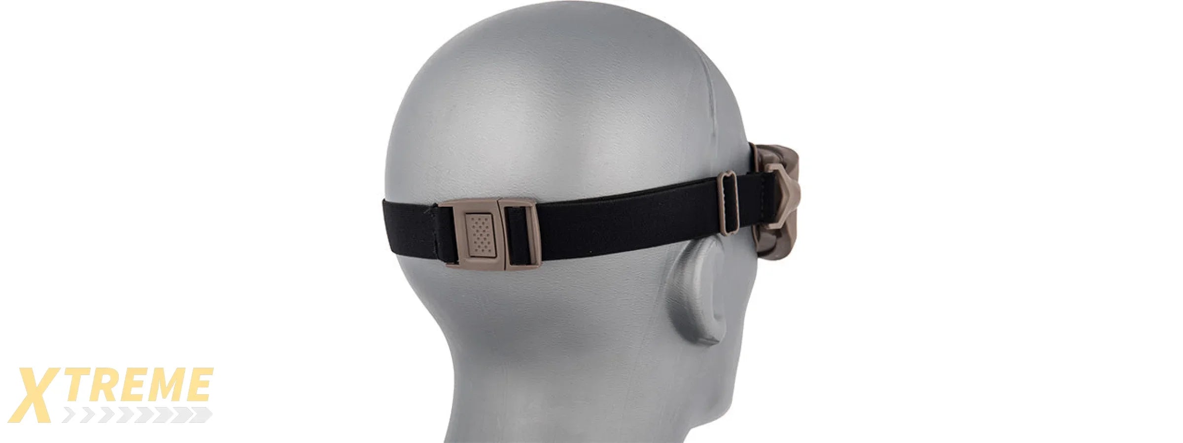 Lancer Tactical Double Layer Airsoft Goggles [Smoke Lens] (TAN)