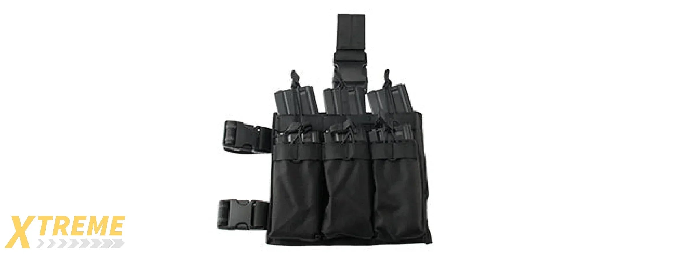 LANCER TACTICAL DROP LEG SIX M4/M16 MAGAZINE PANEL MOLLE COMPATIBLE ADJUSTABLE