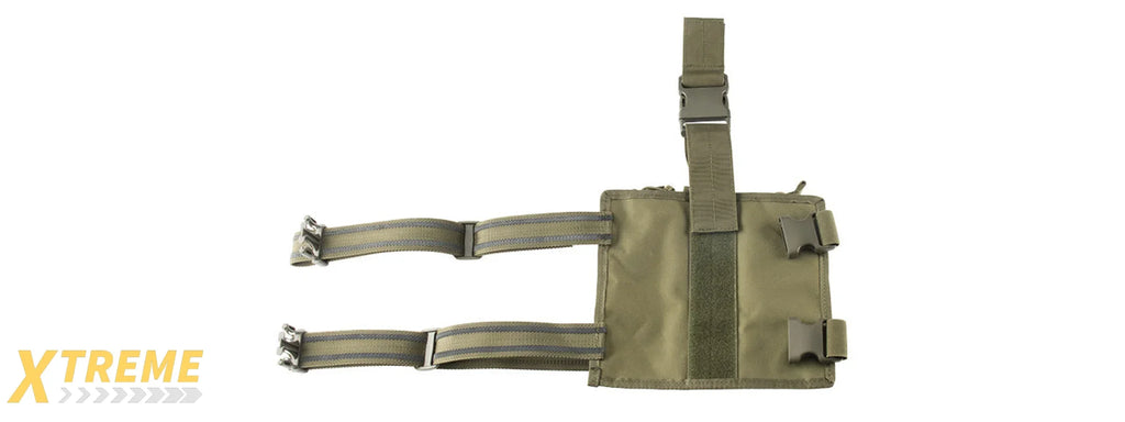 LANCER TACTICAL DROP LEG SIX M4/M16 MAGAZINE PANEL MOLLE COMPATIBLE ADJUSTABLE