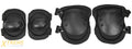LANCER TACTICAL ELBOW & KNEE PAD - BLACK