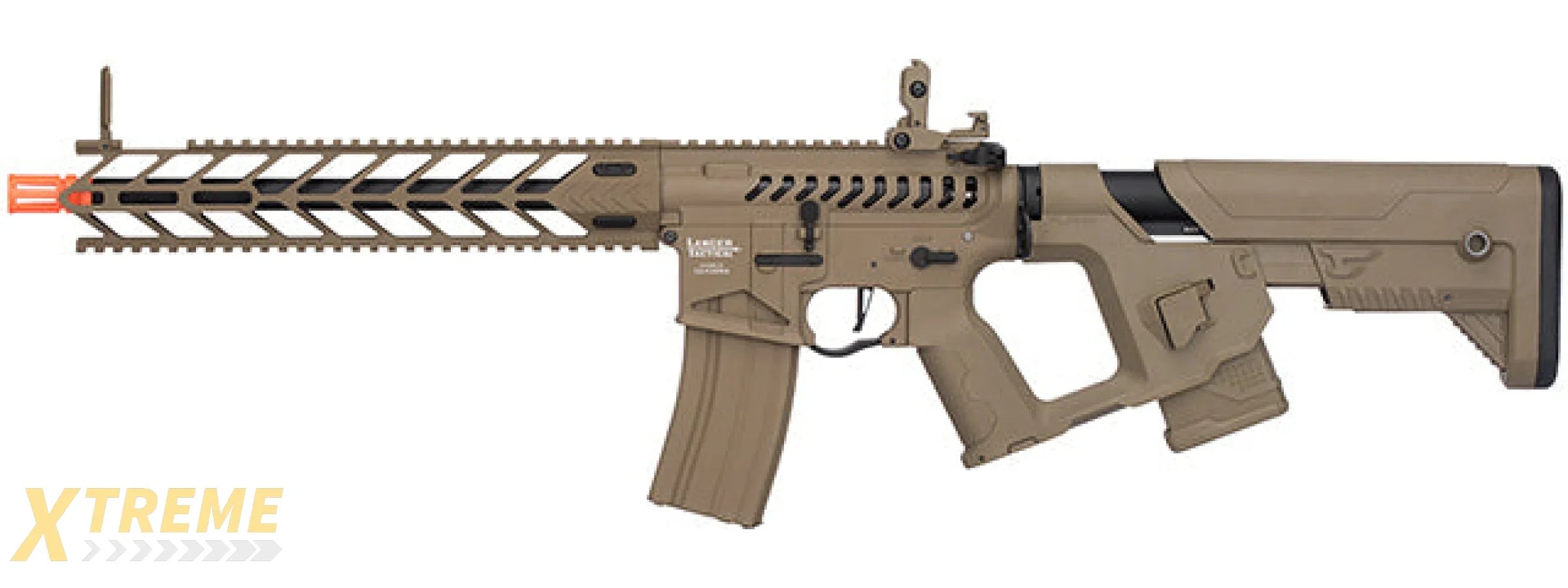 Lancer Tactical Enforcer NIGHT WING Skeleton AEG HIGH FPS] w/ Alpha Stock (TAN)